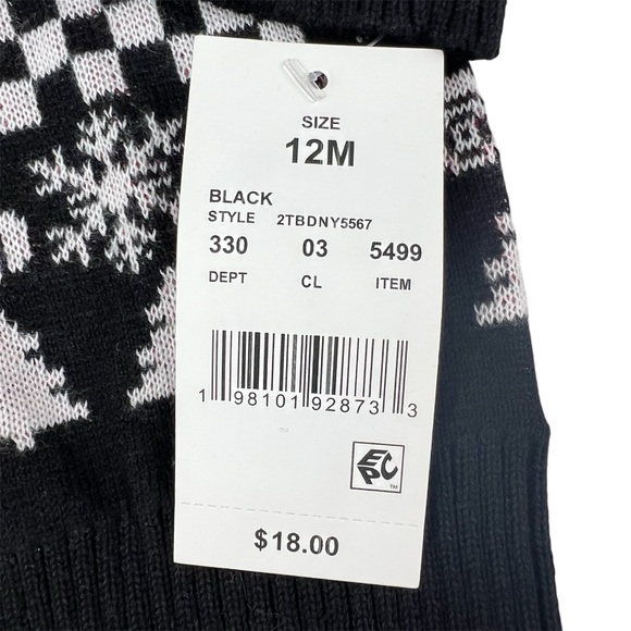 Disney Pixar Cars Lightning McQueen Christmas Knit Sweater Infant Size 12M - Picture 4 of 5